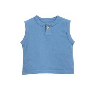 NEW PLAY UP boys baby jersey sleeveless t-shirt in blue